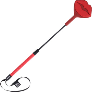 Sex & Mischief Ex's & Oh's Kiss Silicone Crop By Sportsheets