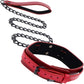 Sex & Mischief Ex's & Oh's Collar And Leash By Sportsheets