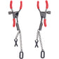 Sex & Mischief Ex's & Oh's Nipple Clamps By Sportsheets
