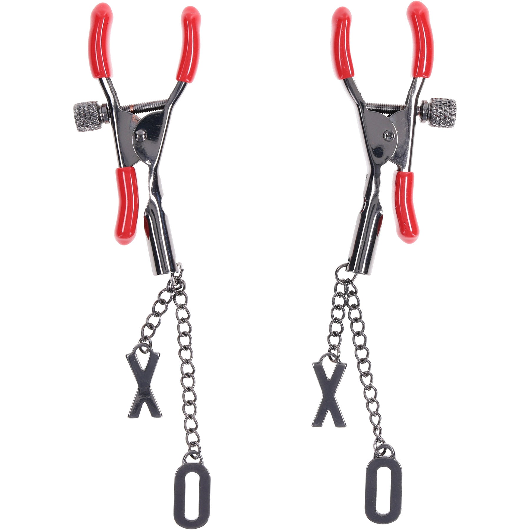 Sex & Mischief Ex's & Oh's Nipple Clamps By Sportsheets