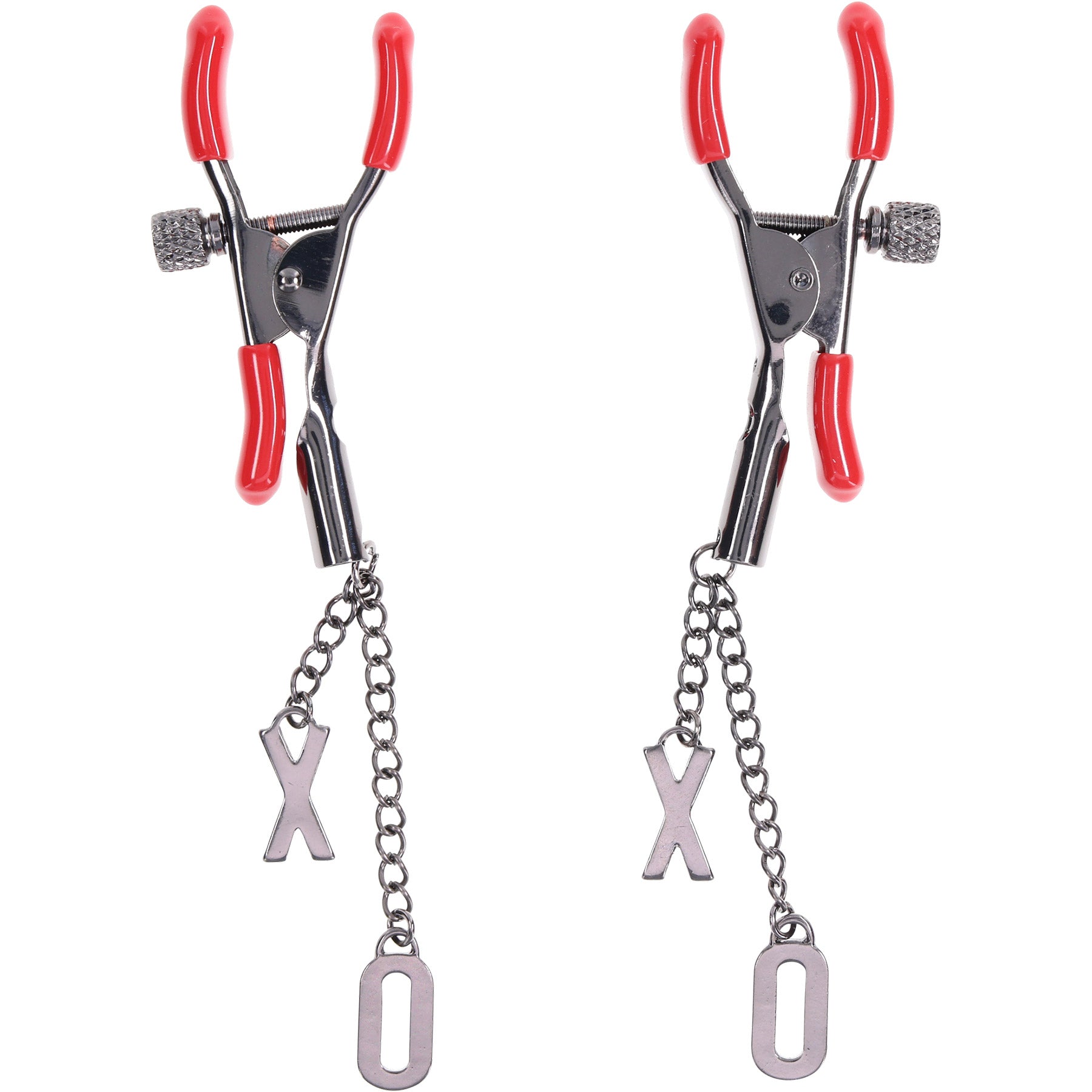 Sex & Mischief Ex's & Oh's Nipple Clamps By Sportsheets