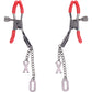 Sex & Mischief Ex's & Oh's Nipple Clamps By Sportsheets