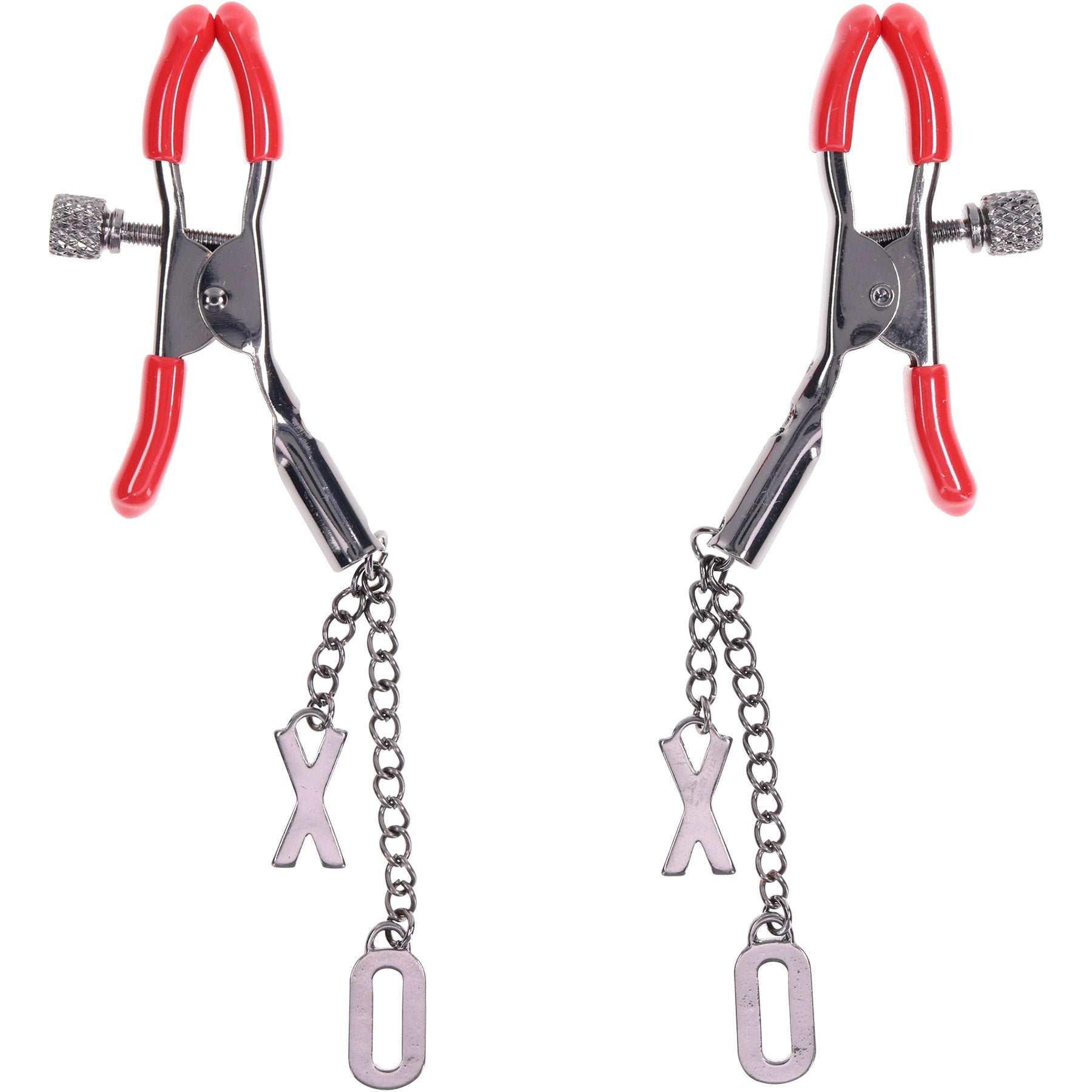 Sex & Mischief Ex's & Oh's Nipple Clamps By Sportsheets