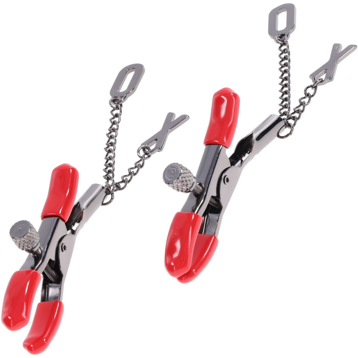 Sex & Mischief Ex's & Oh's Nipple Clamps By Sportsheets
