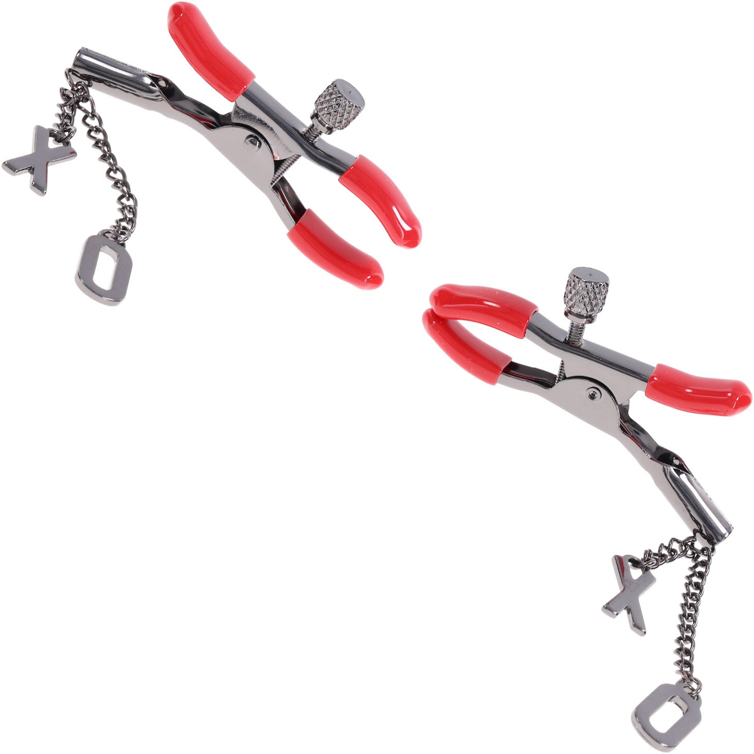 Sex & Mischief Ex's & Oh's Nipple Clamps By Sportsheets