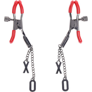 Sex & Mischief Ex's & Oh's Nipple Clamps By Sportsheets