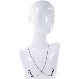 Sex & Mischief Ex's & Oh's Body Jewelry With Nipple Ties By Sportsheets