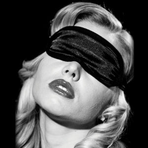 Sex & Mischief Satin Black Blindfold by Sportsheets