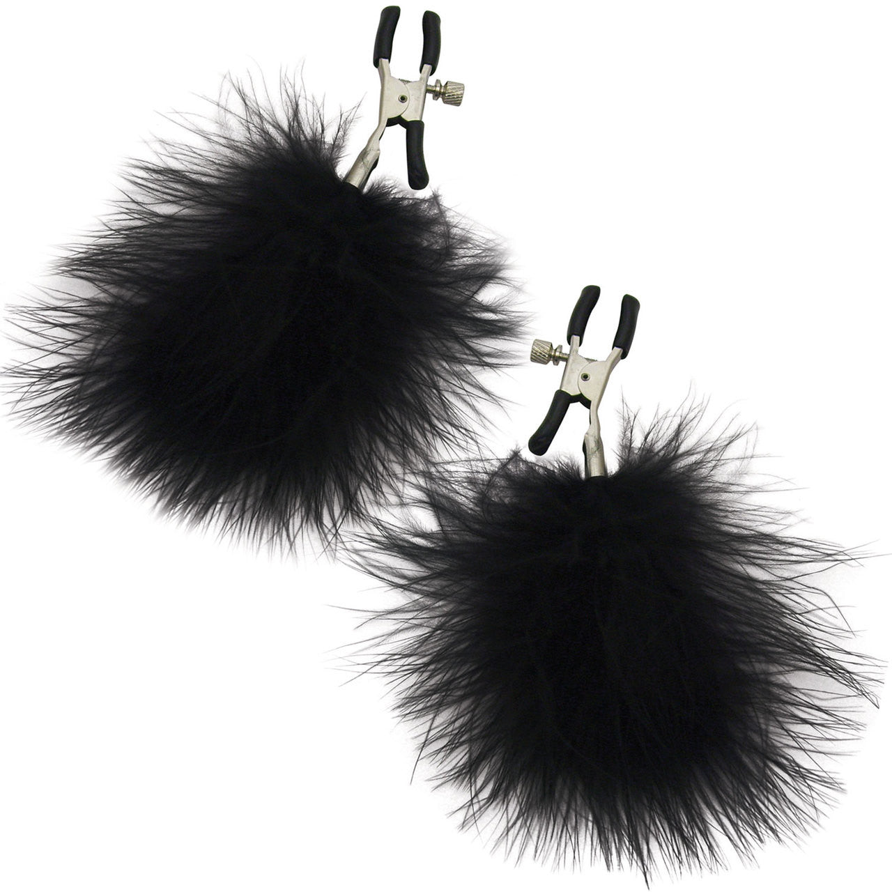 Sex & Mischief Feathered Nipple Clamps by Sportsheets