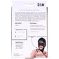 Package of S&M Lace Hush Hood with product details and branding.