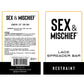 Sex & Mischief Lace Spreader Bar By Sportsheets