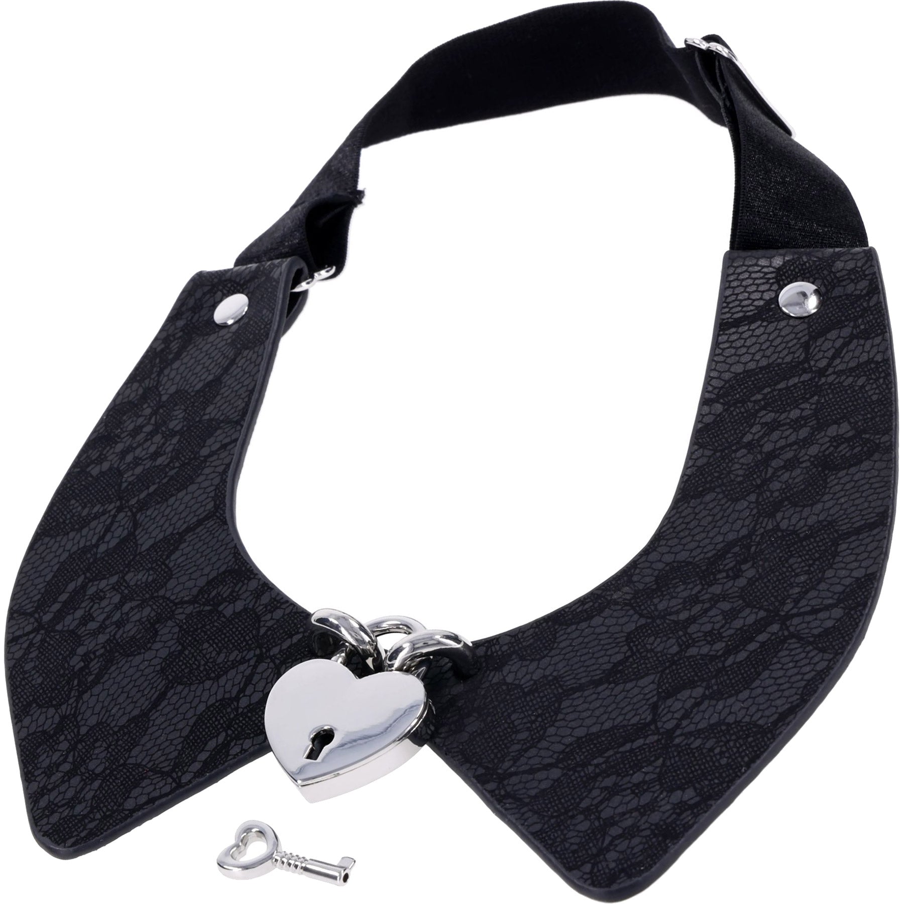 Sex & Mischief Heartbound Lace Day Collar By Sportsheets