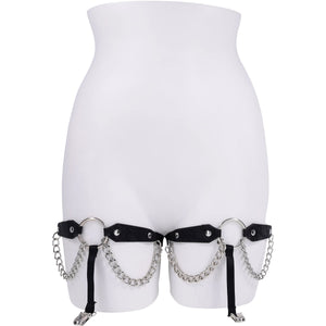 Sex & Mischief Chain Lace Garters By Sportsheets