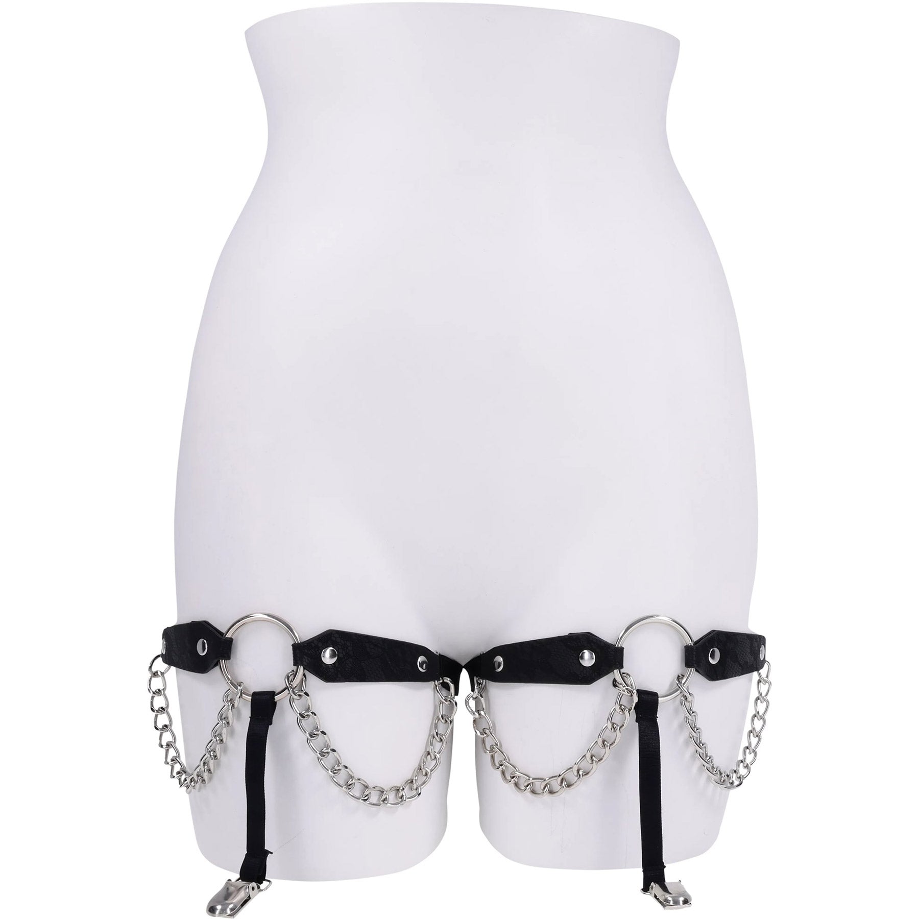 Sex & Mischief Chain Lace Garters By Sportsheets