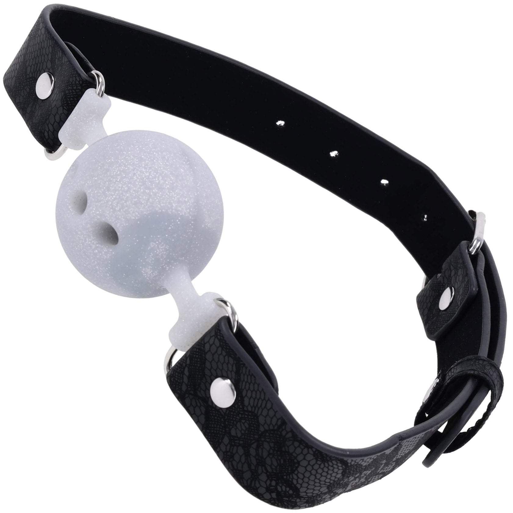 Sex & Mischief Lace Silicone Breathable Ball Gag
