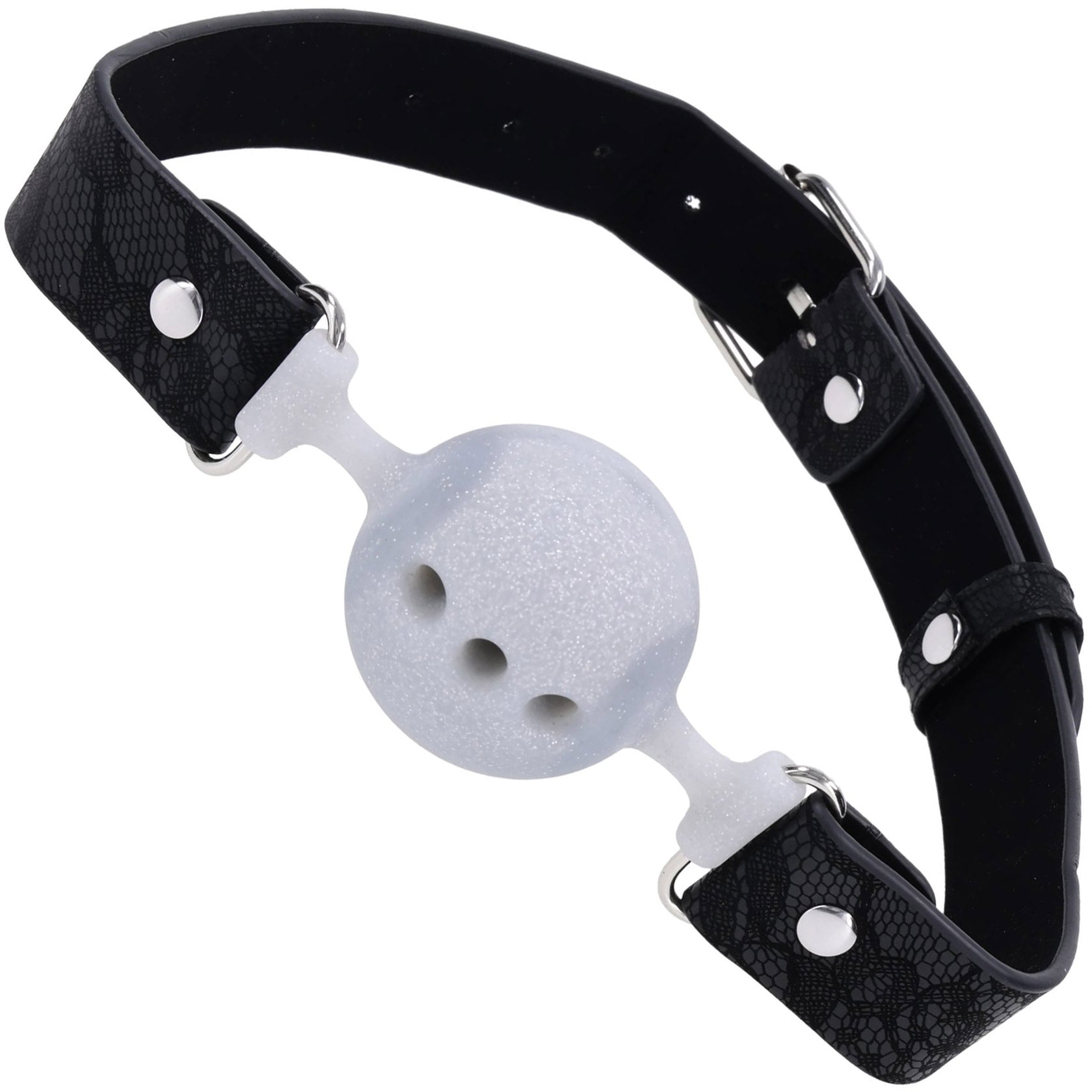 Sex & Mischief Lace Silicone Breathable Ball Gag
