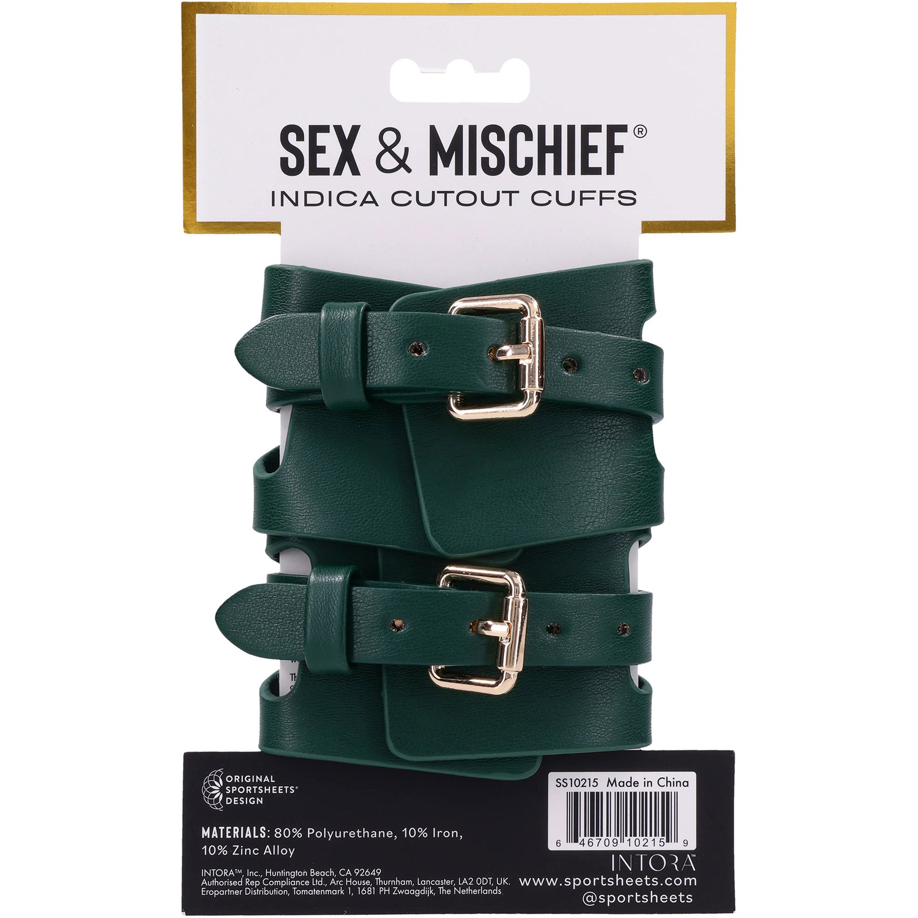 Sex & Mischief Indica Cutout Cuffs By Sportsheets
