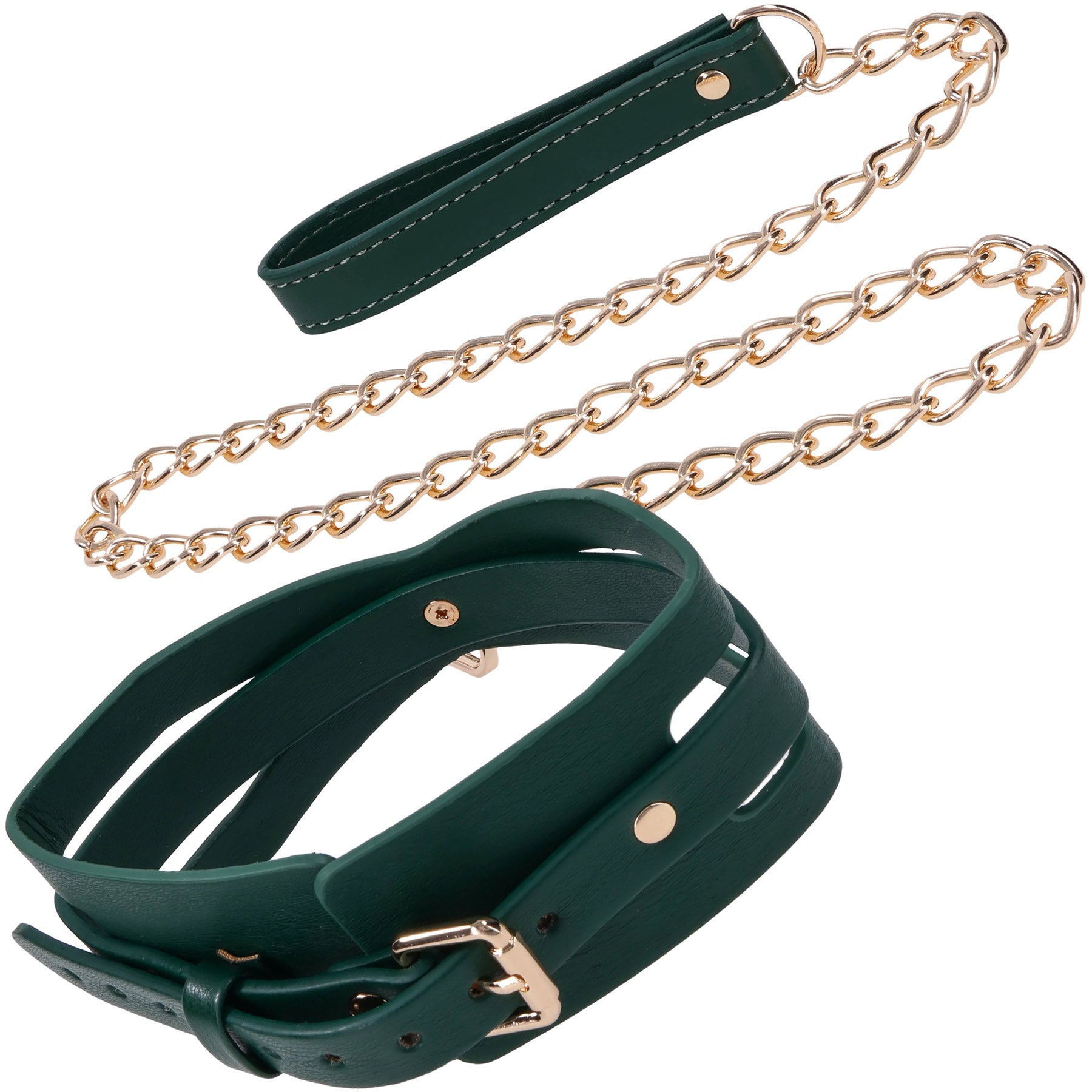 Sex & Mischief Indica Cutout Collar & Leash By Sportsheets