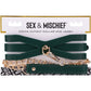 Sex & Mischief Indica Cutout Collar & Leash By Sportsheets