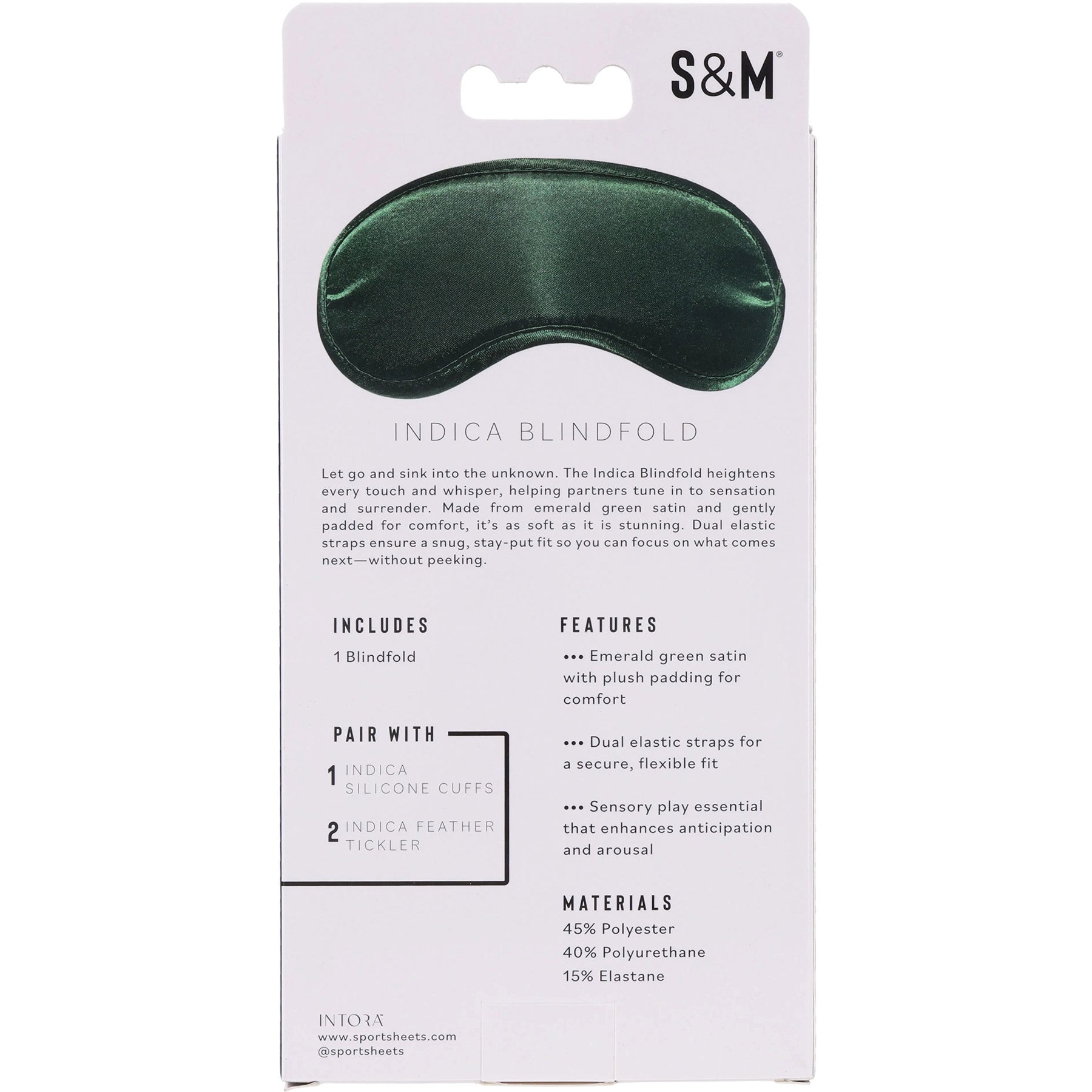 Sex & Mischief Indica Blindfold By Sportsheets