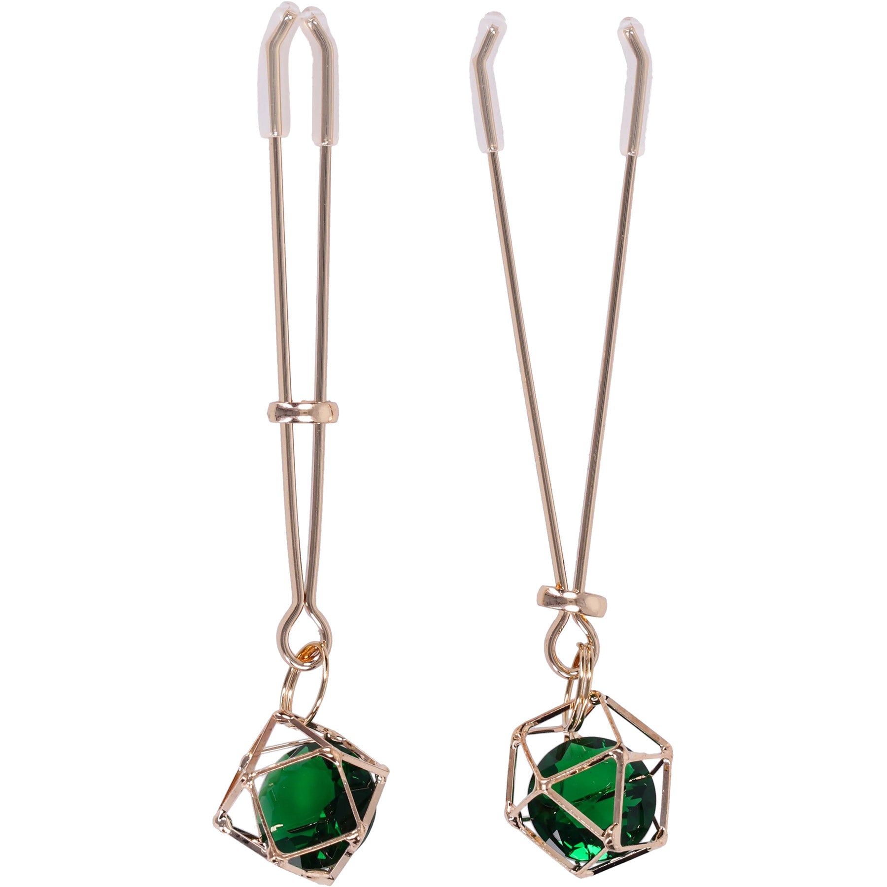 Sex & Mischief Indica Crystal Nipple Clips By Sportsheets