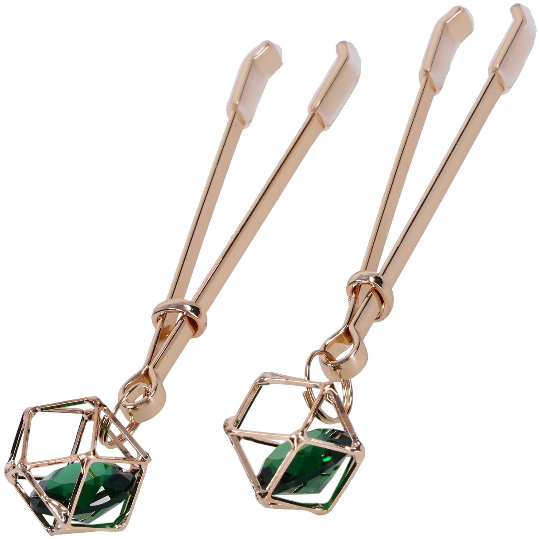 Sex & Mischief Indica Crystal Nipple Clips By Sportsheets