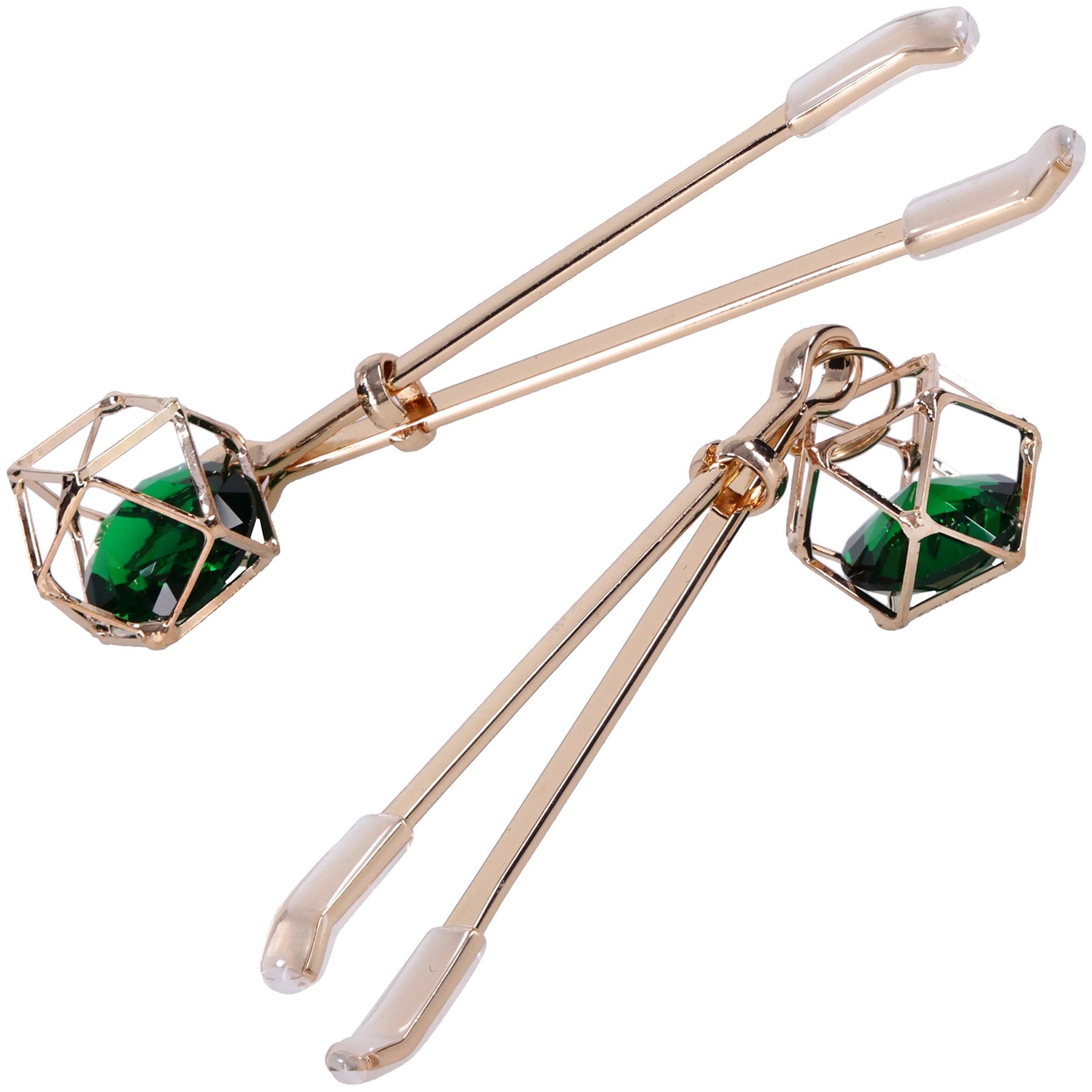 Sex & Mischief Indica Crystal Nipple Clips By Sportsheets