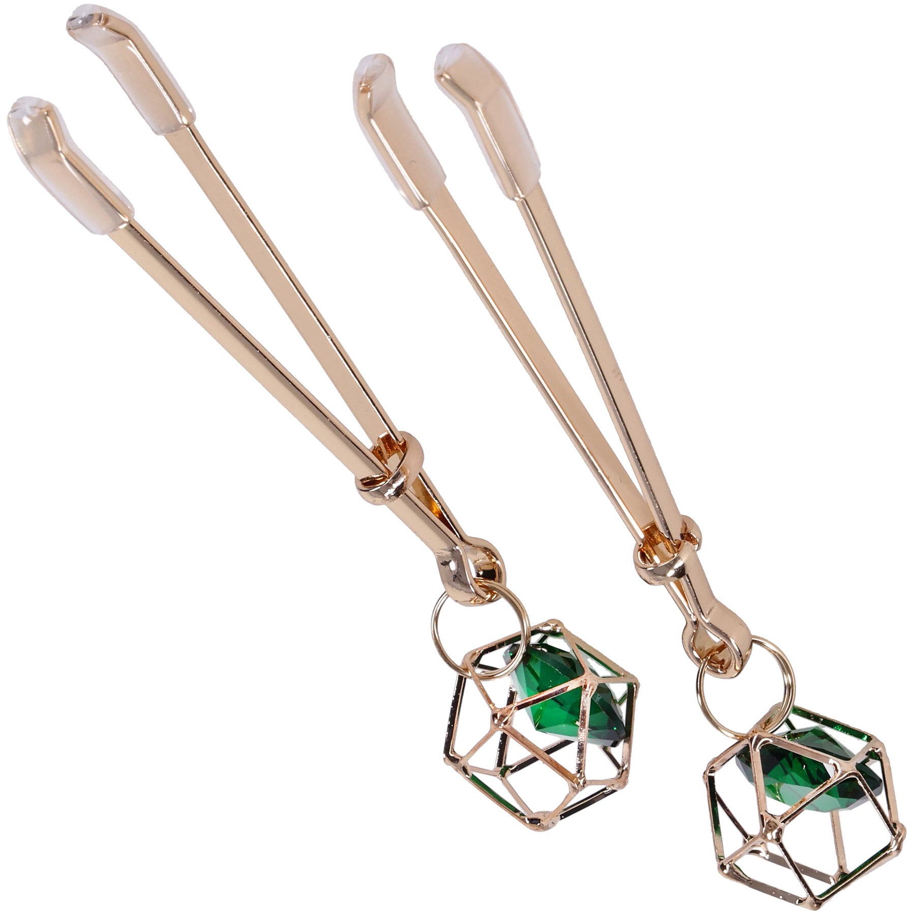 Sex & Mischief Indica Crystal Nipple Clips By Sportsheets