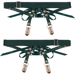 Sex & Mischief Indica Laced Up Garter By Sportsheets