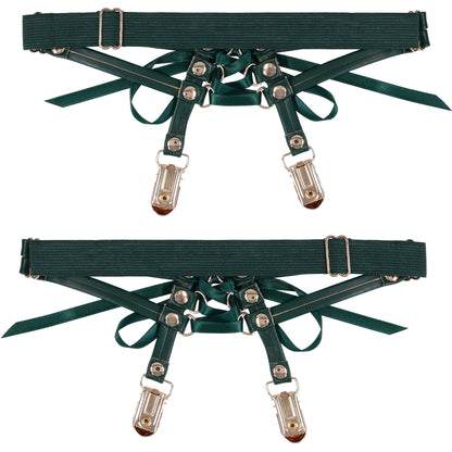 Sex & Mischief Indica Laced Up Garter By Sportsheets