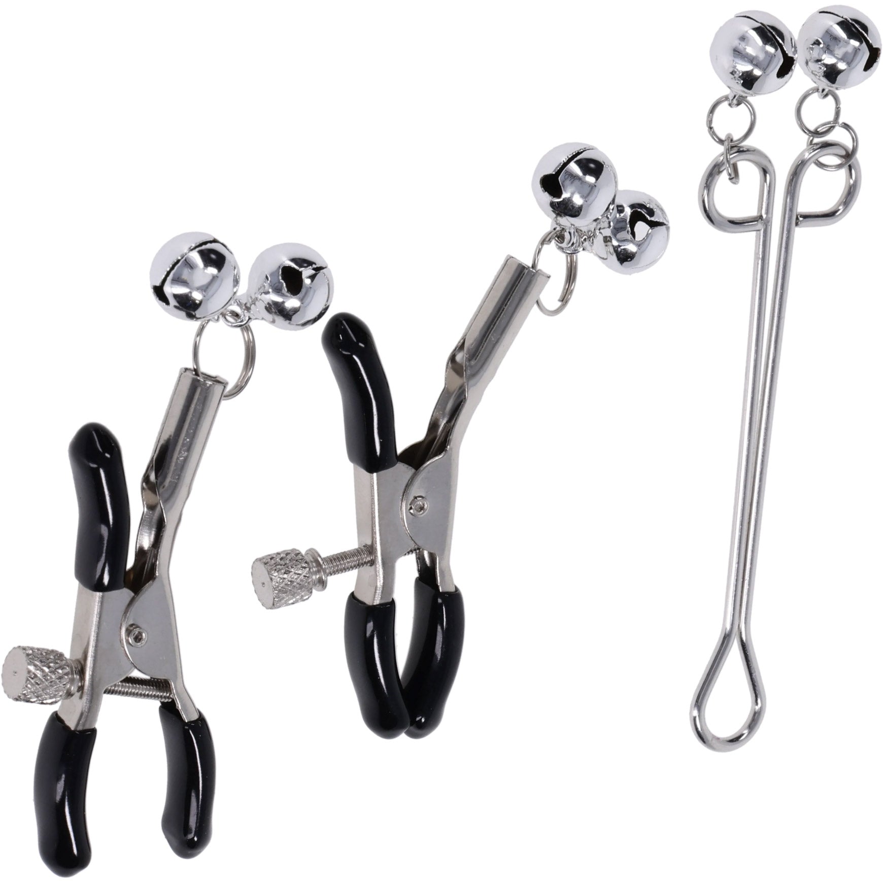 Sex & Mischief Shadow Bell Nipple And Clit Jewelry