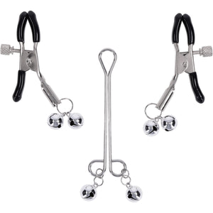 Sex & Mischief Shadow Bell Nipple And Clit Jewelry
