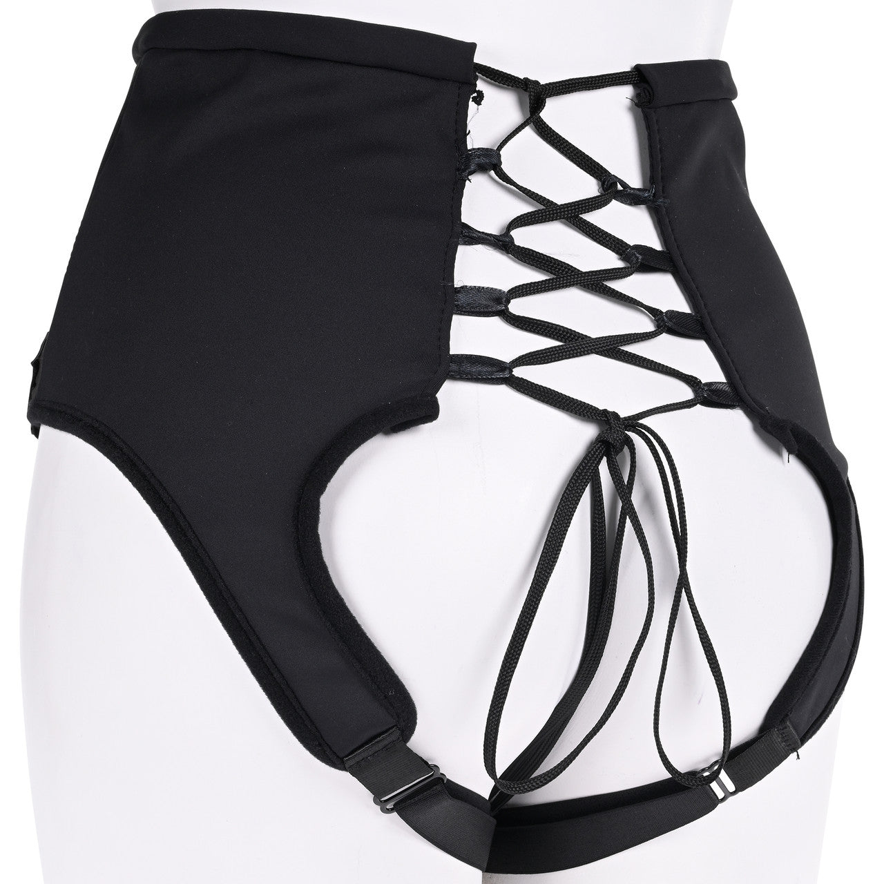 High Waisted Corset Strap-On Harness By Sportsheets