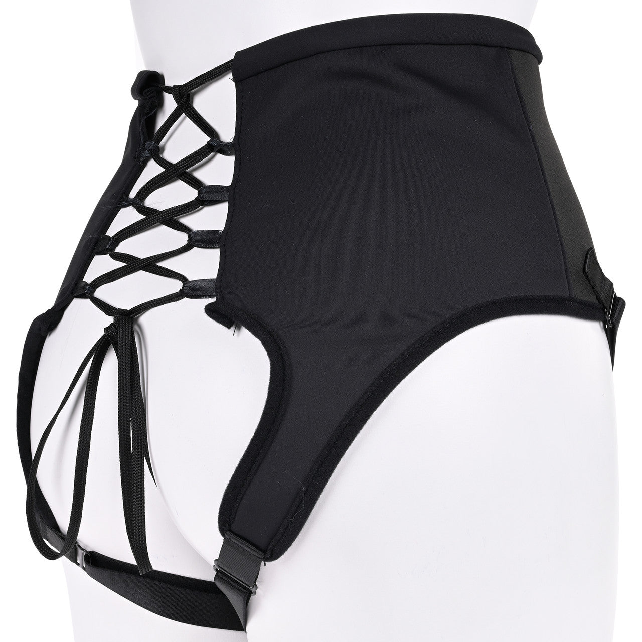 High Waisted Corset Strap-On Harness By Sportsheets