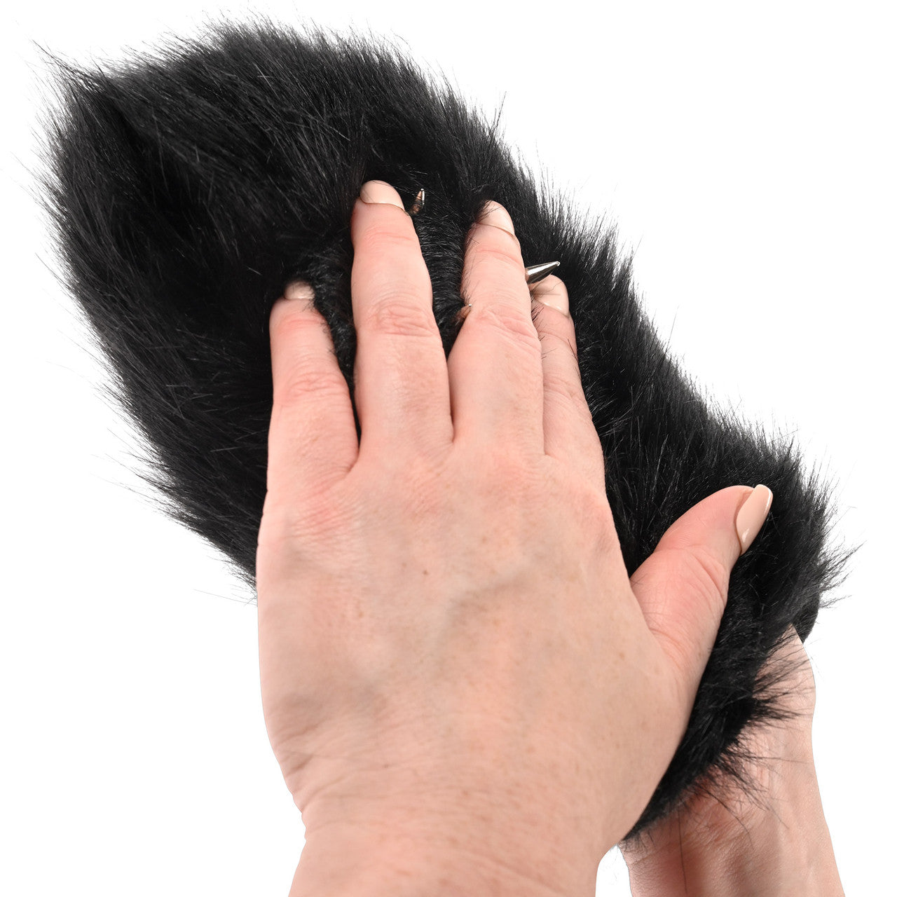 Spiked Sensory Mitt By Sportsheets - Black