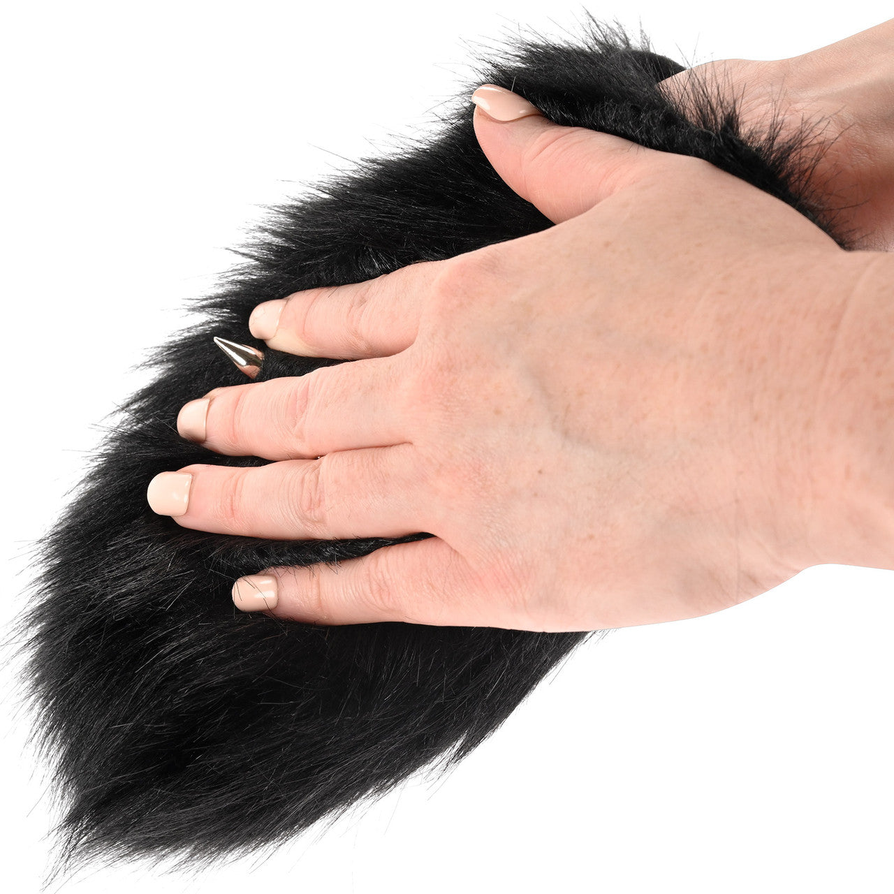 Spiked Sensory Mitt By Sportsheets - Black