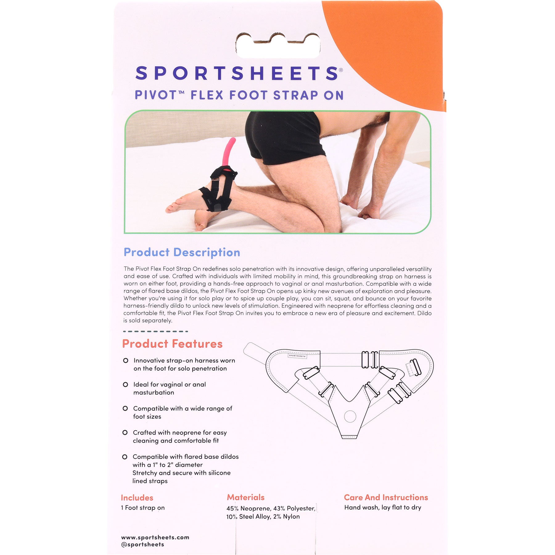 Pivot Flex Foot Strap On By Sportsheets