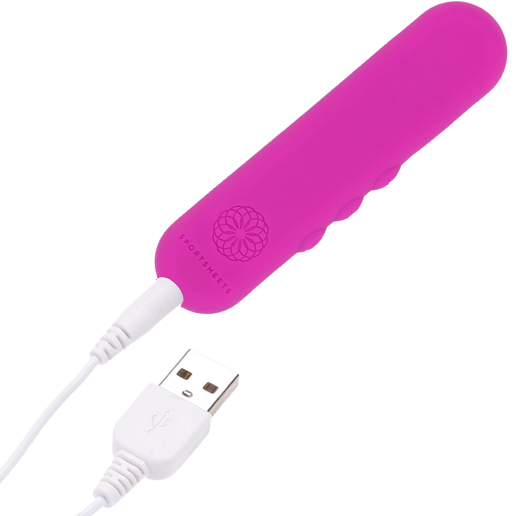 Pivot Flat Rechargeable Silicone Bullet By Sportsheets - Pink