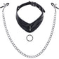 Velvet Noir Collar With Removable Nipple Clamps By Sportsheets