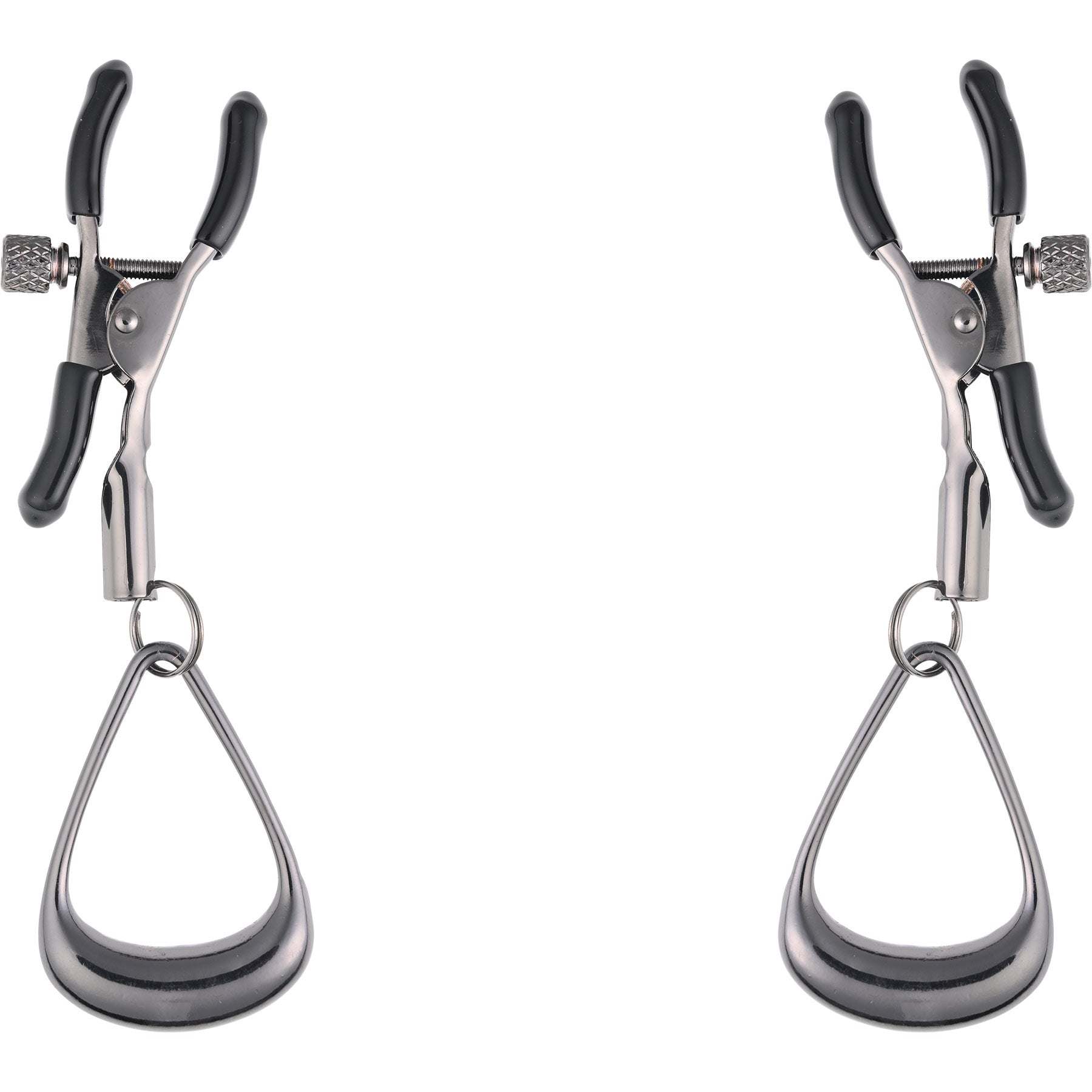 Velvet Noir Tuggable Nipple Clamps By Sportsheets