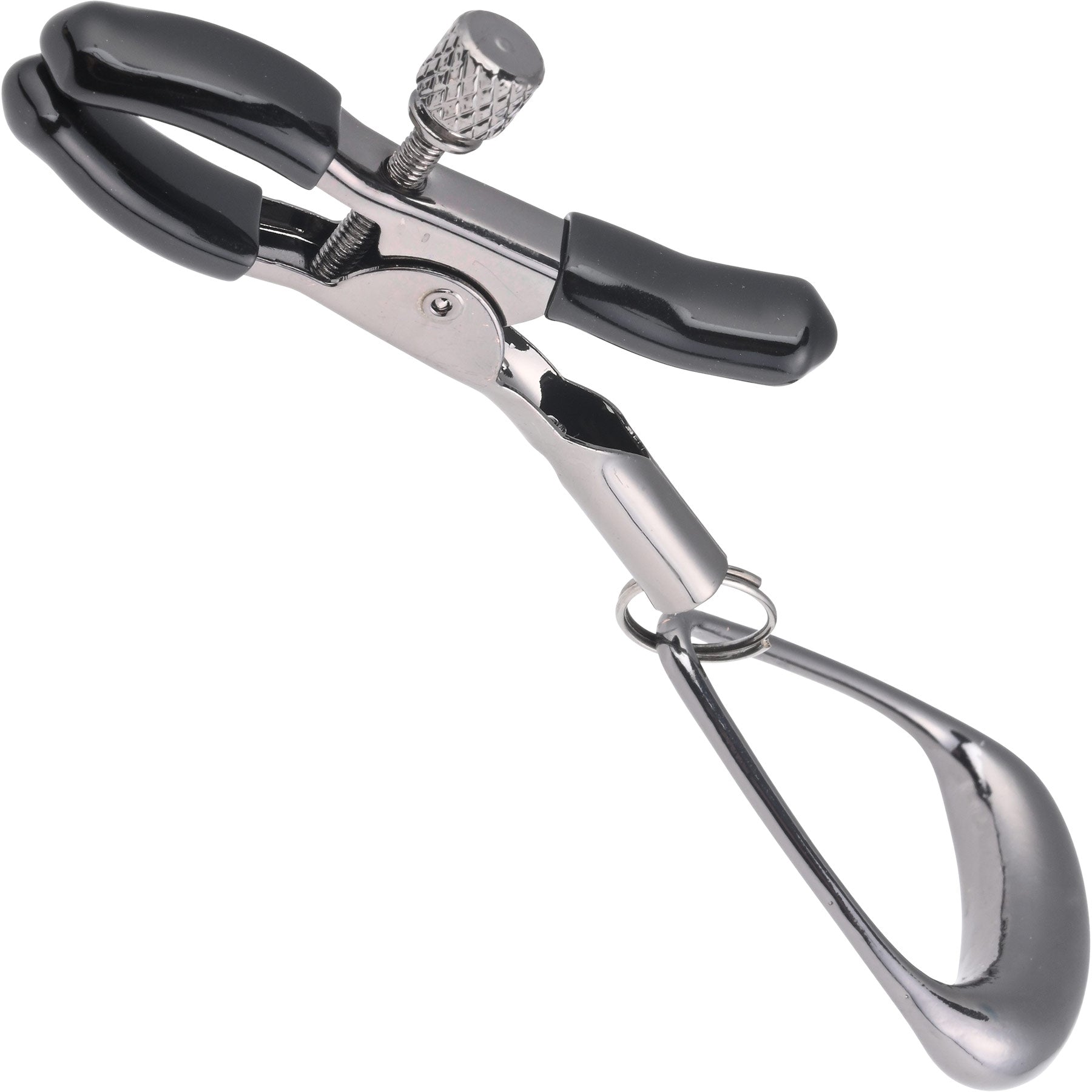 Velvet Noir Tuggable Nipple Clamps By Sportsheets