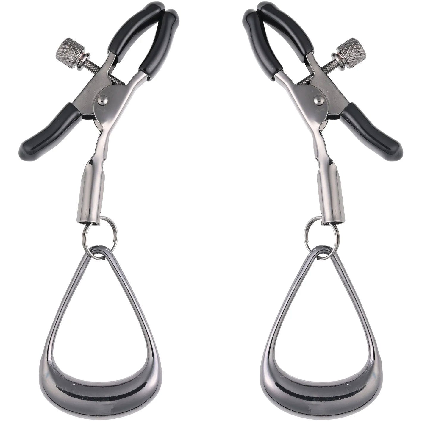 Velvet Noir Tuggable Nipple Clamps By Sportsheets