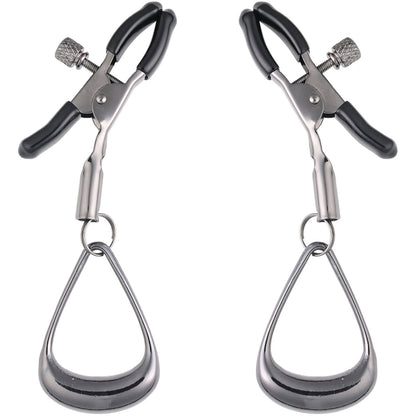Velvet Noir Tuggable Nipple Clamps By Sportsheets