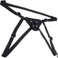 Velvet Noir Faux Leather Strap On Harness By Sportsheets