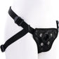 Velvet Noir Faux Leather Strap On Harness By Sportsheets