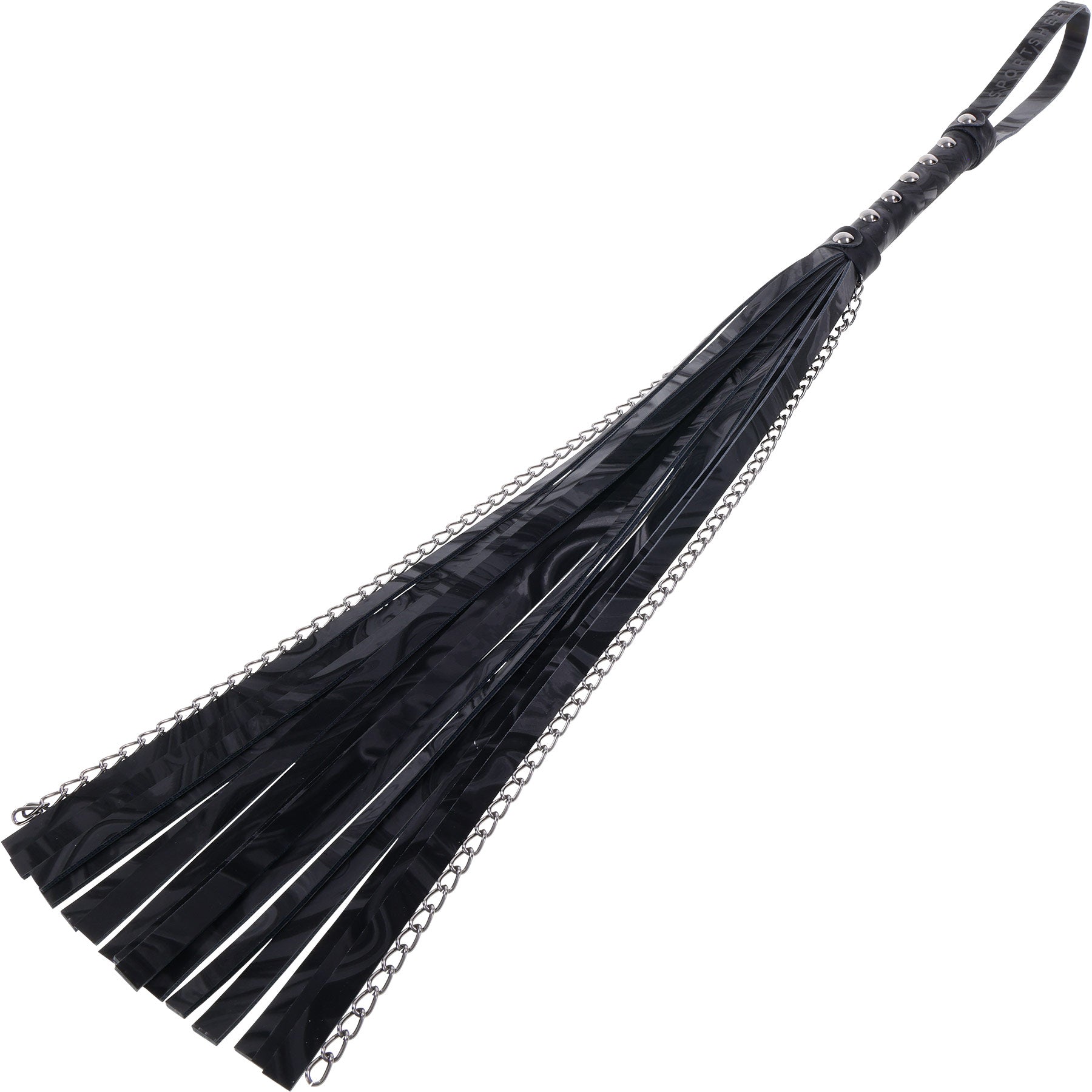 Velvet Noir Chain Flogger By Sportsheets