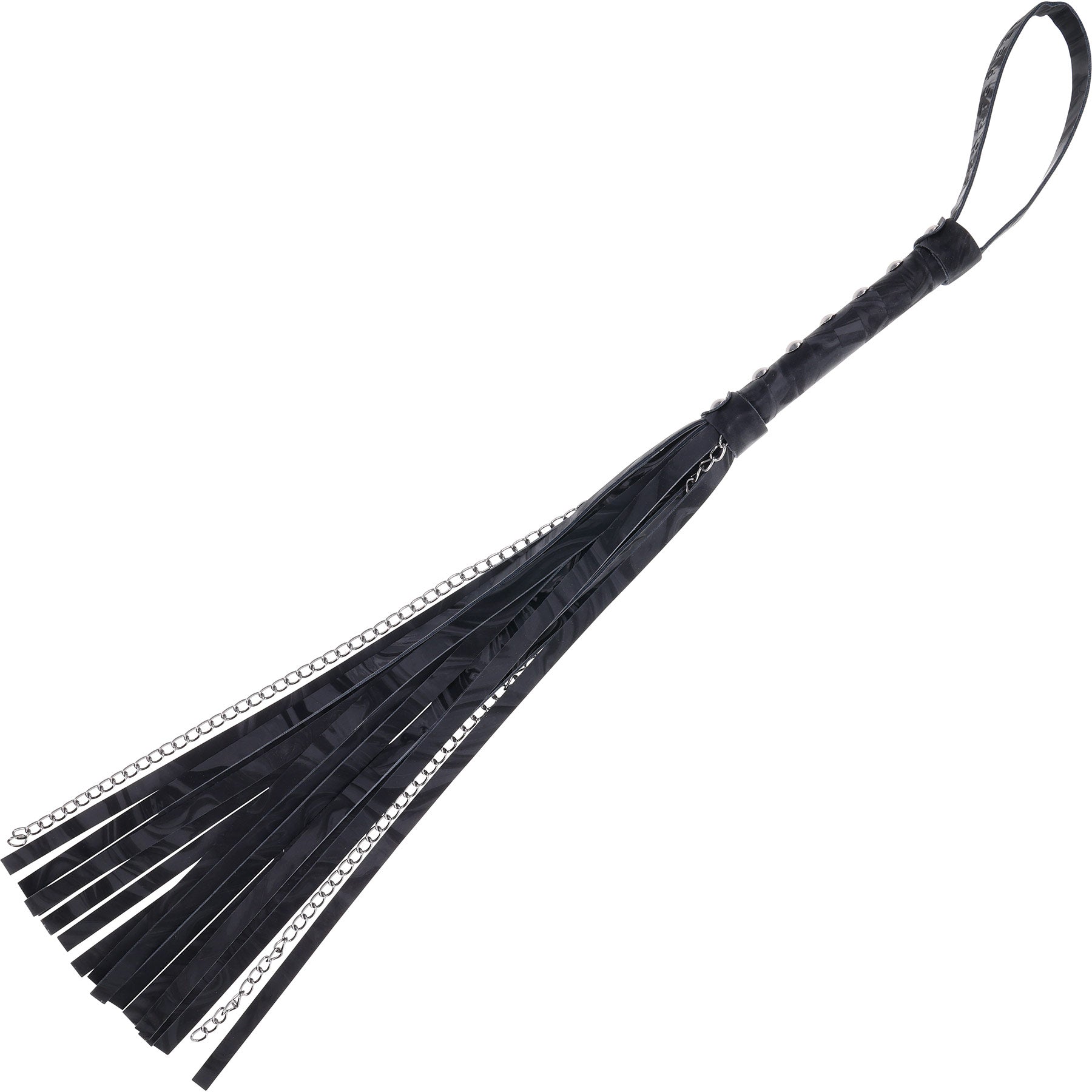 Velvet Noir Chain Flogger By Sportsheets