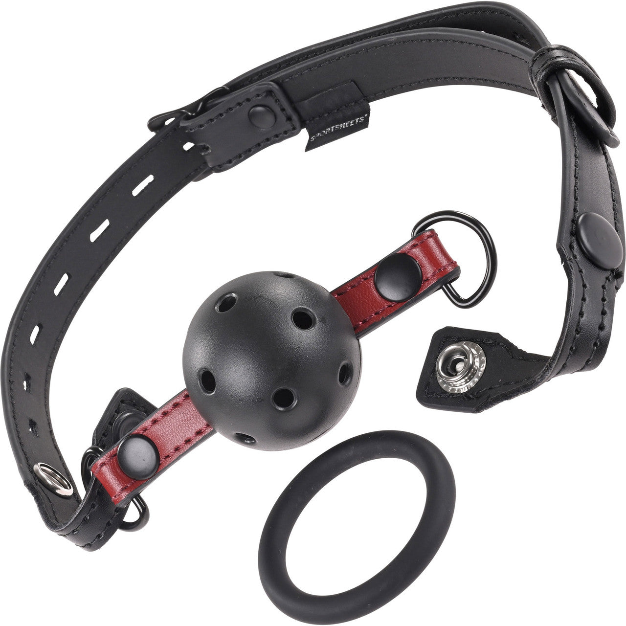 Saffron Silicone Interchangeable Ball Gag By Sportsheets