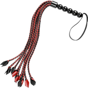 Saffron Braided Flogger By Sportsheets