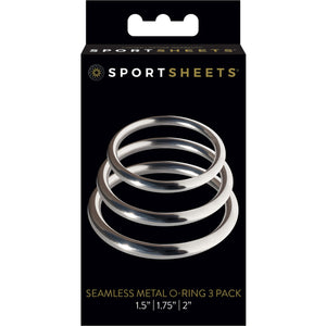 Seamless Metal O-Ring 3 Pack By Sportsheets